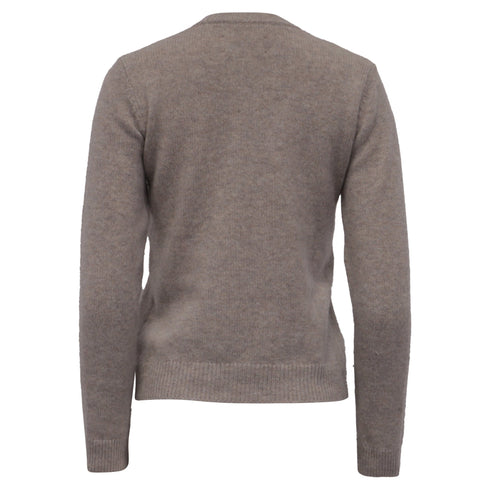 Women's Zadig & Voltaire Amour Knitted Sweater in Beige Cashmere