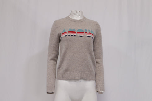 Women's Zadig & Voltaire Amour Knitted Sweater in Beige Cashmere
