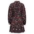 Women's Ulla Johnson Marigold Tasseled Floral-Print Mini Dress in Multicolor Cotton