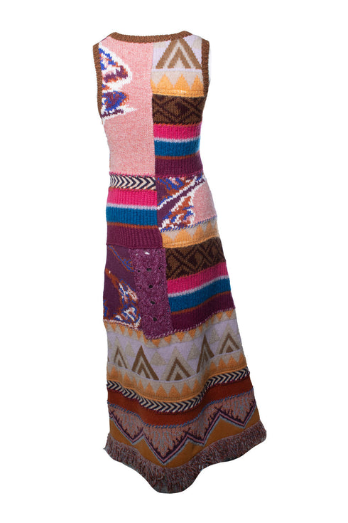 Women's Etro, intarsia knit maxi dress