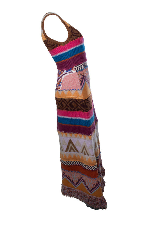 Women's Etro, intarsia knit maxi dress