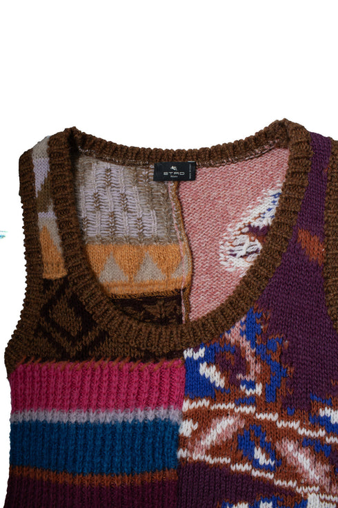 Women's Etro, intarsia knit maxi dress