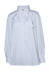 Women's Joseph, white Orton shirt with bow