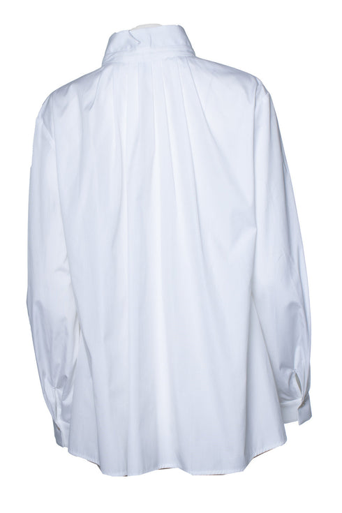 Women's Joseph, white Orton shirt with bow