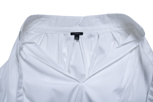 Women's Joseph, white Orton shirt with bow