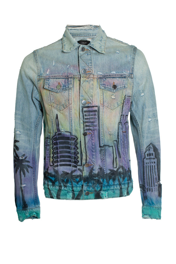 Men's Amiri, Metropolitan Hollywood denim jacket