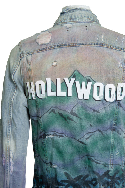 Men's Amiri, Metropolitan Hollywood denim jacket