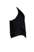 Women's IRO, black one shoulder Gingera top