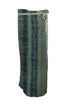 Women's Etro, green and gold printed maxi skirt