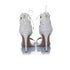 Women's Aquazzura, white leather python sandals