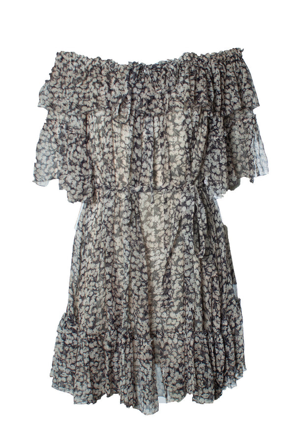 Women's Zimmermann, Prima Cherry off shoulder frill dress