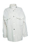 Women's IRO, Rosana wrinkled oversized jacket in ecru