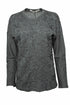 Women's Comme des garçons, Grey knitted cardigan