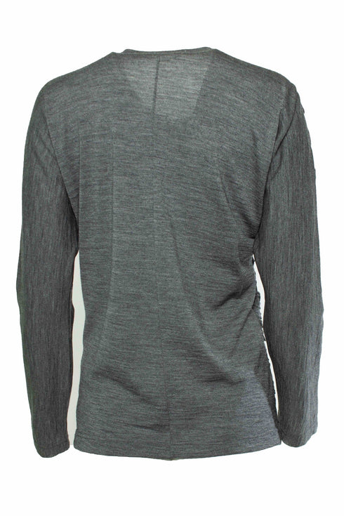 Women's Comme des garçons, Grey knitted cardigan