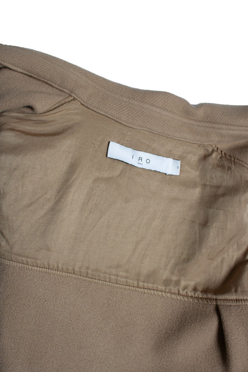 Women's IRO, Ideta long wool coat in camel