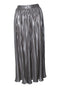 Women's Saloni, metallic pleated skirt
