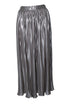 Women's Saloni, metallic pleated skirt