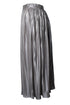 Women's Saloni, metallic pleated skirt