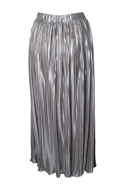 Women's Saloni, metallic pleated skirt