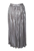 Women's Saloni, metallic pleated skirt