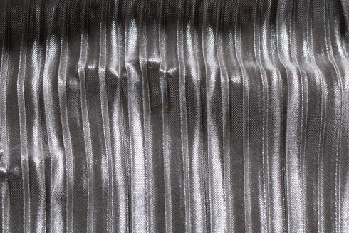 Women's Saloni, metallic pleated skirt