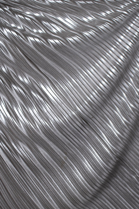 Women's Saloni, metallic pleated skirt