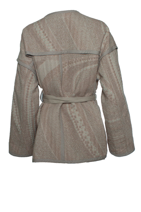 Women's IRO, Nilran woven jacket with belt