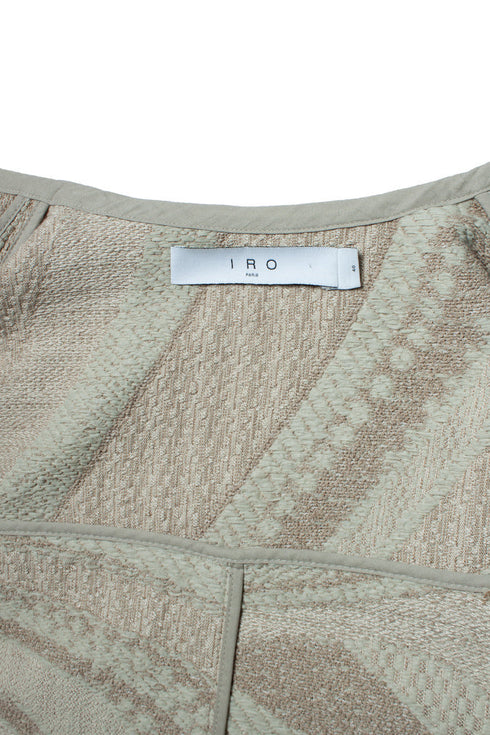 Women's IRO, Nilran woven jacket with belt