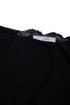 Women's IRO, black jarl wrap top with lace