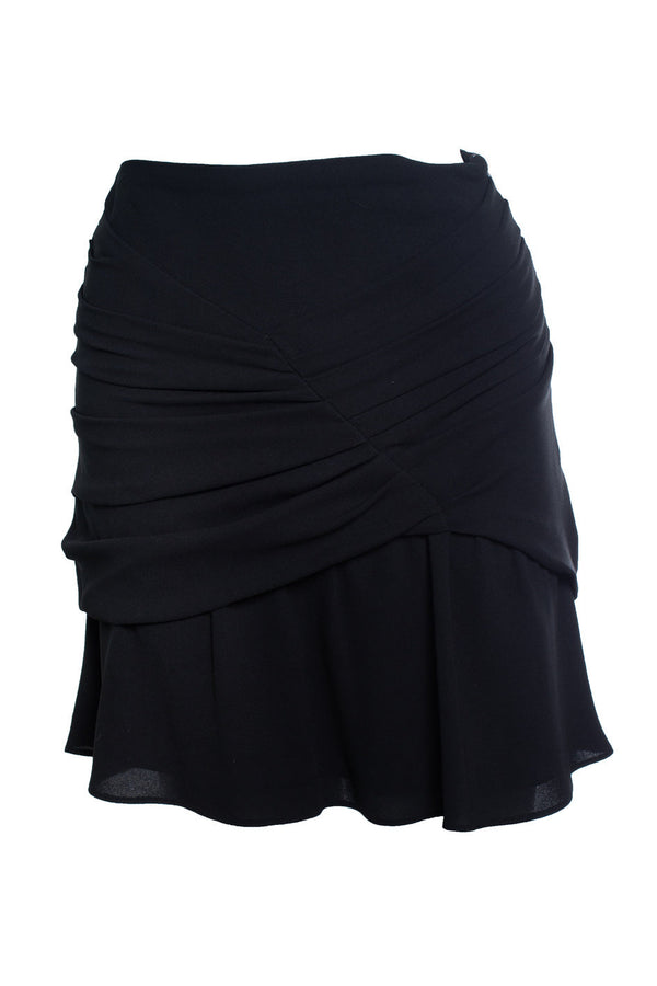 Women's IRO, draped Lussac skirt in black