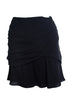 Women's IRO, draped Lussac skirt in black