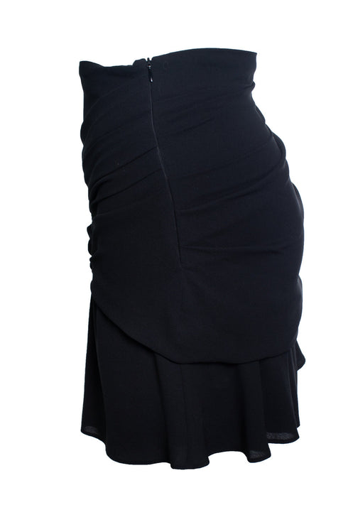 Women's IRO, draped Lussac skirt in black