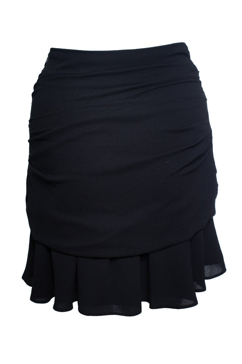 Women's IRO, draped Lussac skirt in black
