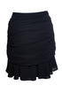 Women's IRO, draped Lussac skirt in black