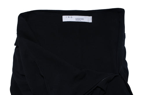 Women's IRO, draped Lussac skirt in black