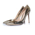 Women's Gianvito Rossi, mirrored leather pumps in gold