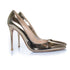 Women's Gianvito Rossi, mirrored leather pumps in gold