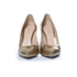 Women's Gianvito Rossi, mirrored leather pumps in gold