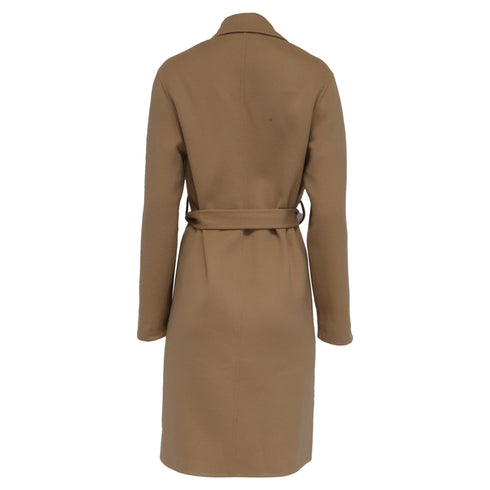 Women's Joseph Cenda Belted Coat in Beige Wool