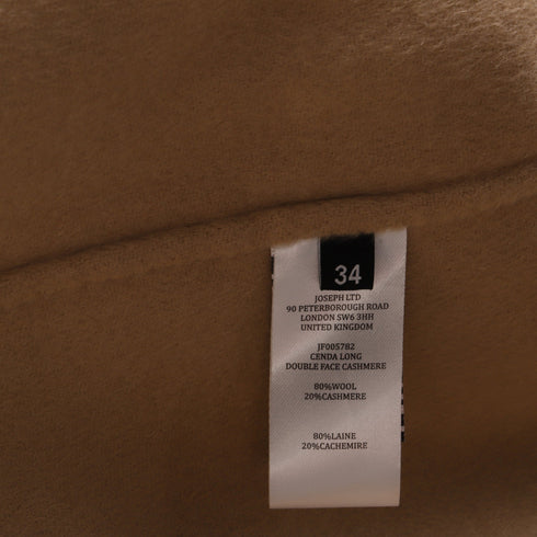 Women's Joseph Cenda Belted Coat in Beige Wool