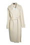 Women's Joseph, Bonded leather Courty coat
