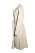 Women's Joseph, Bonded leather Courty coat