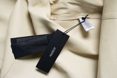 Women's Joseph, Bonded leather Courty coat