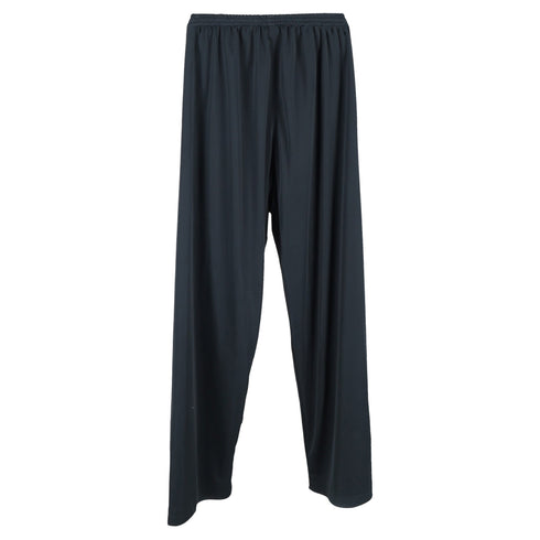 Men's Balenciaga Drawstring Track Pants in Navy Blue Polyester
