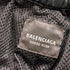 Men's Balenciaga Drawstring Track Pants in Navy Blue Polyester