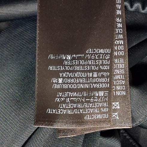 Men's Balenciaga Drawstring Track Pants in Navy Blue Polyester