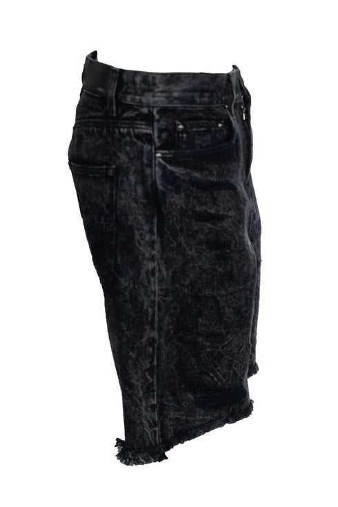 Men's Amiri, Trasher denim shorts in black
