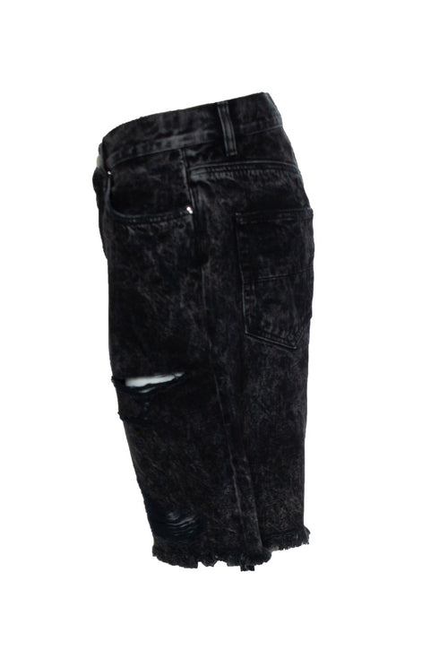 Men's Amiri, Trasher denim shorts in black