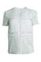 Women's Self-portrait, white open lace top