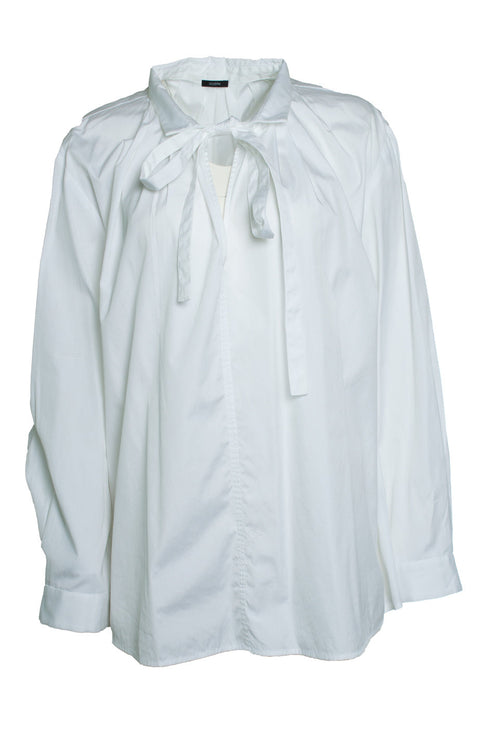 Women's Joseph, white shirt with bow